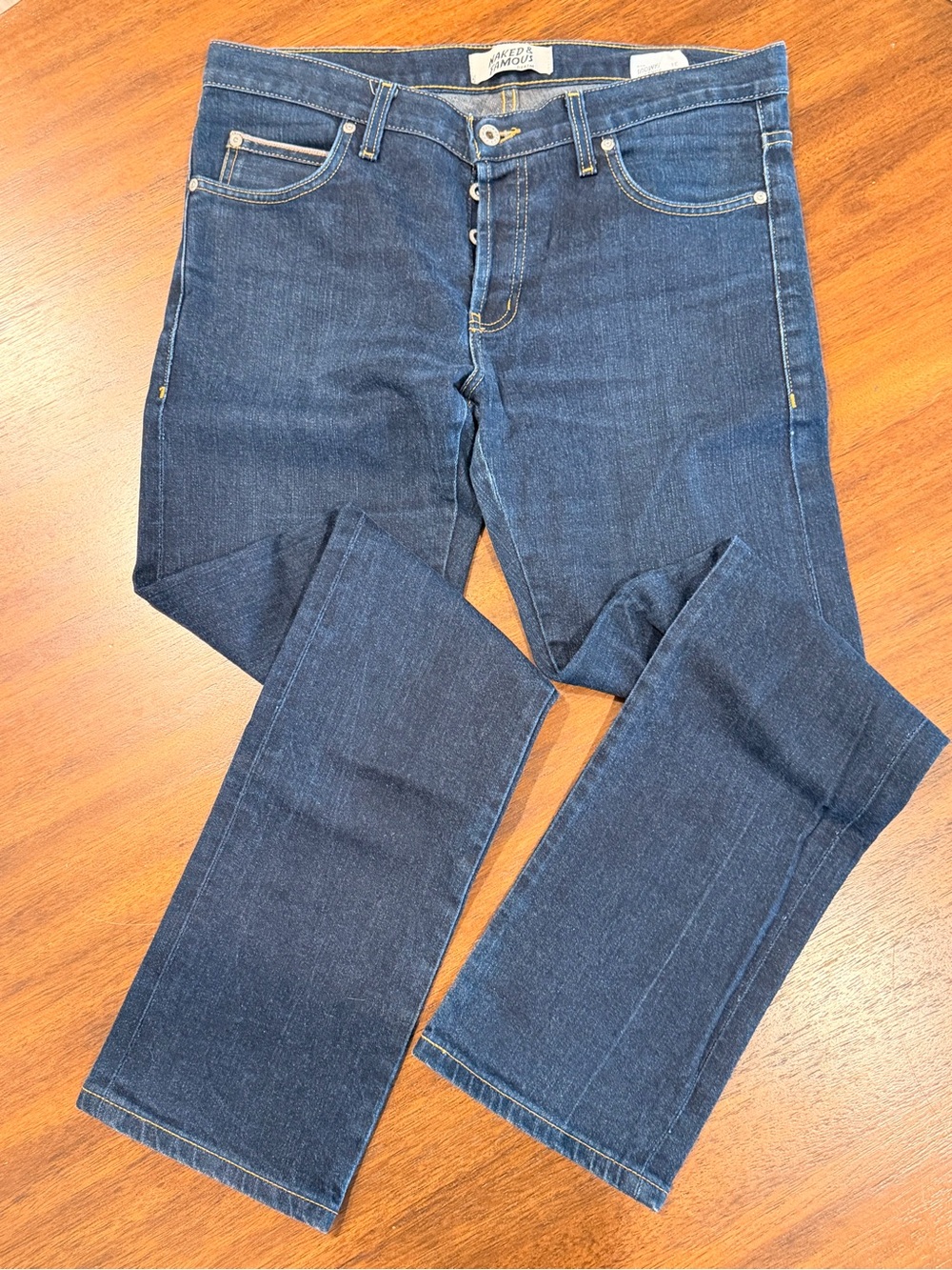 Naked & Famous Skinny Guy Deep Indigo Stretch Selvedge Jean